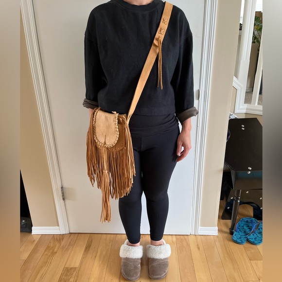 Genuine leather Janis fringe bag - brand new - Picture 5 of 6